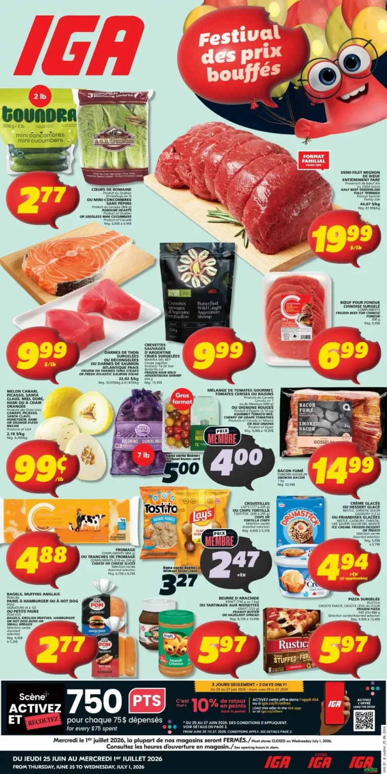 iga flyer week-26, iga circulaire semaine-26