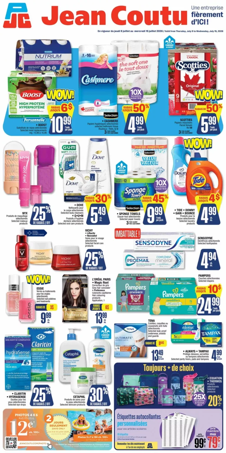 jean coutu flyer week-28, jean coutu semaine-28