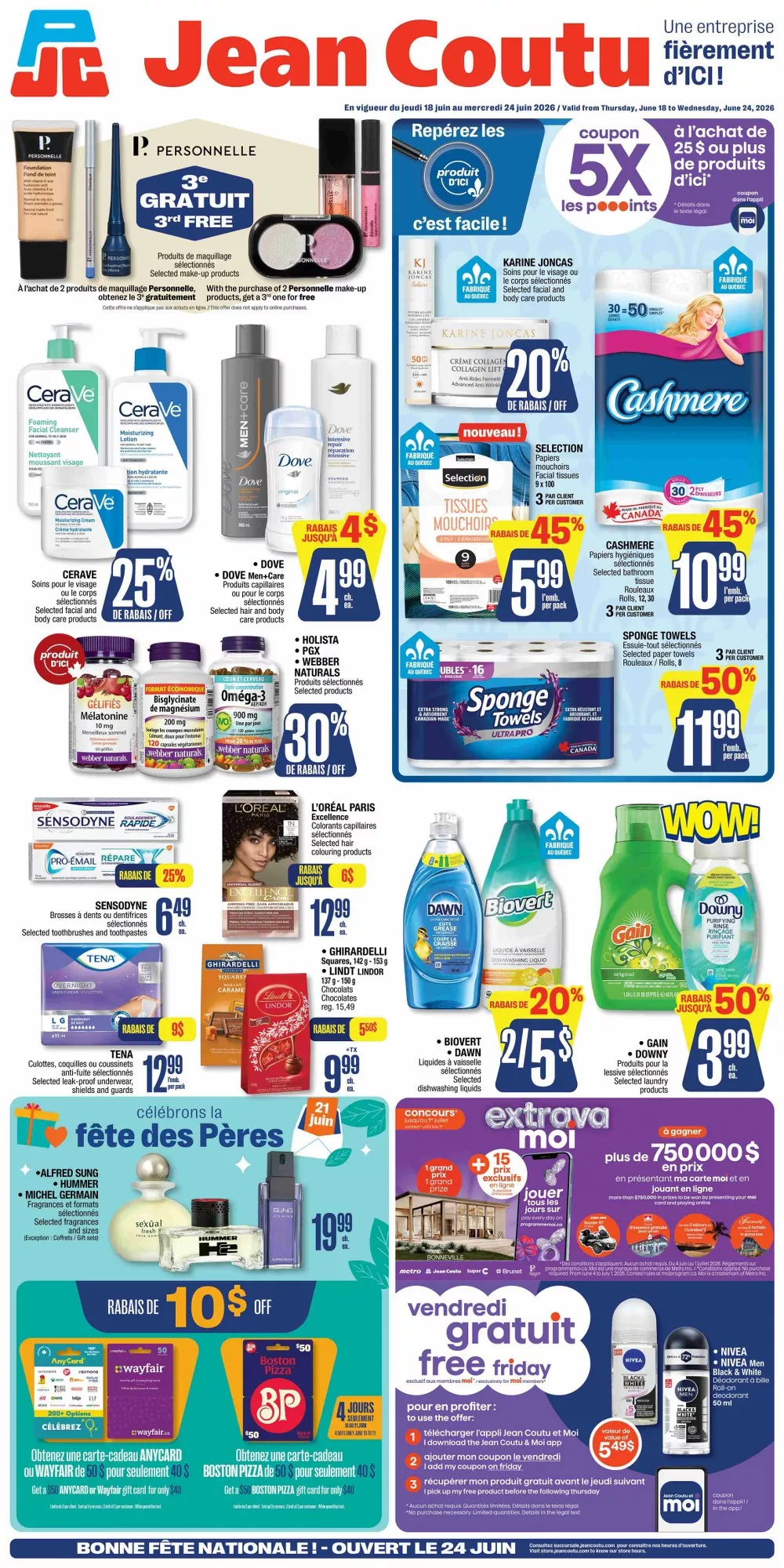 Jean Coutu Flyer New June 18 - June 24, 2026 1 jean coutu flyer week-25