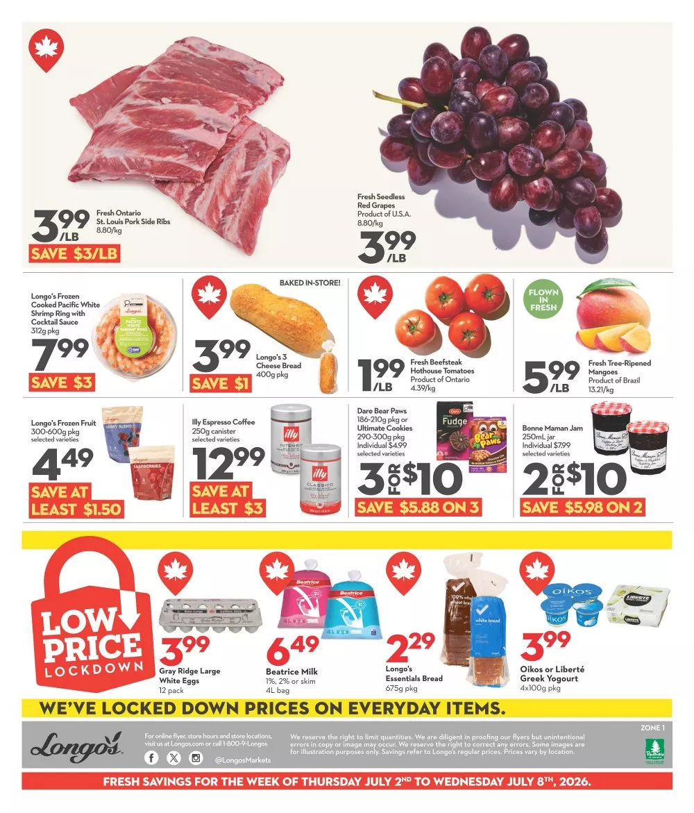 Longo's Flyer New 2 July - 8 July, 2026 2 longos flyer july 2 8 2