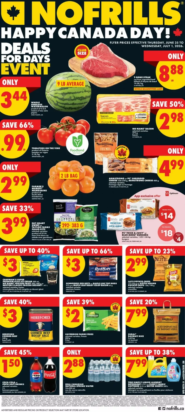 no frills flyer on week-26
