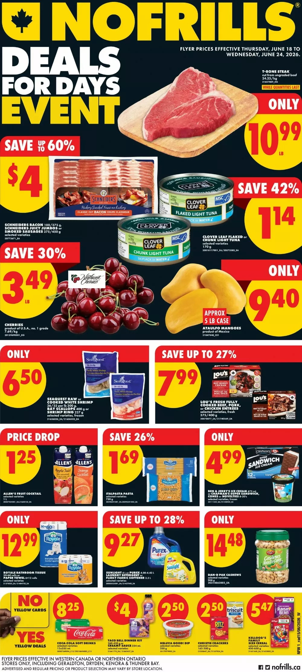 No Frills Flyer West June 18 to June 24, 2026 1 no frills flyer west week-25, upcoming flyer