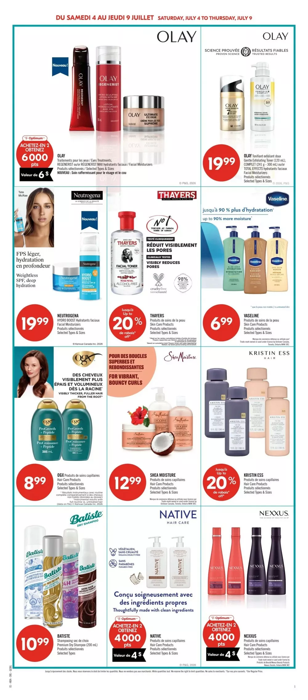 pharmaprix flyer july 4 9 10