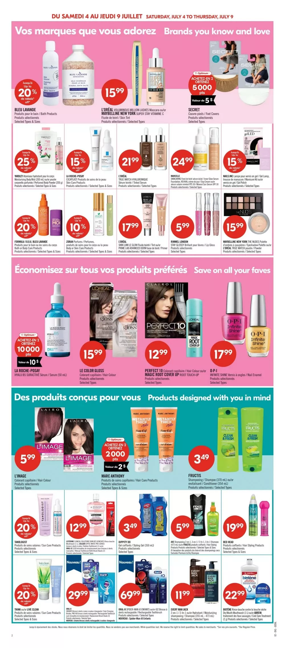 pharmaprix flyer july 4 9 15