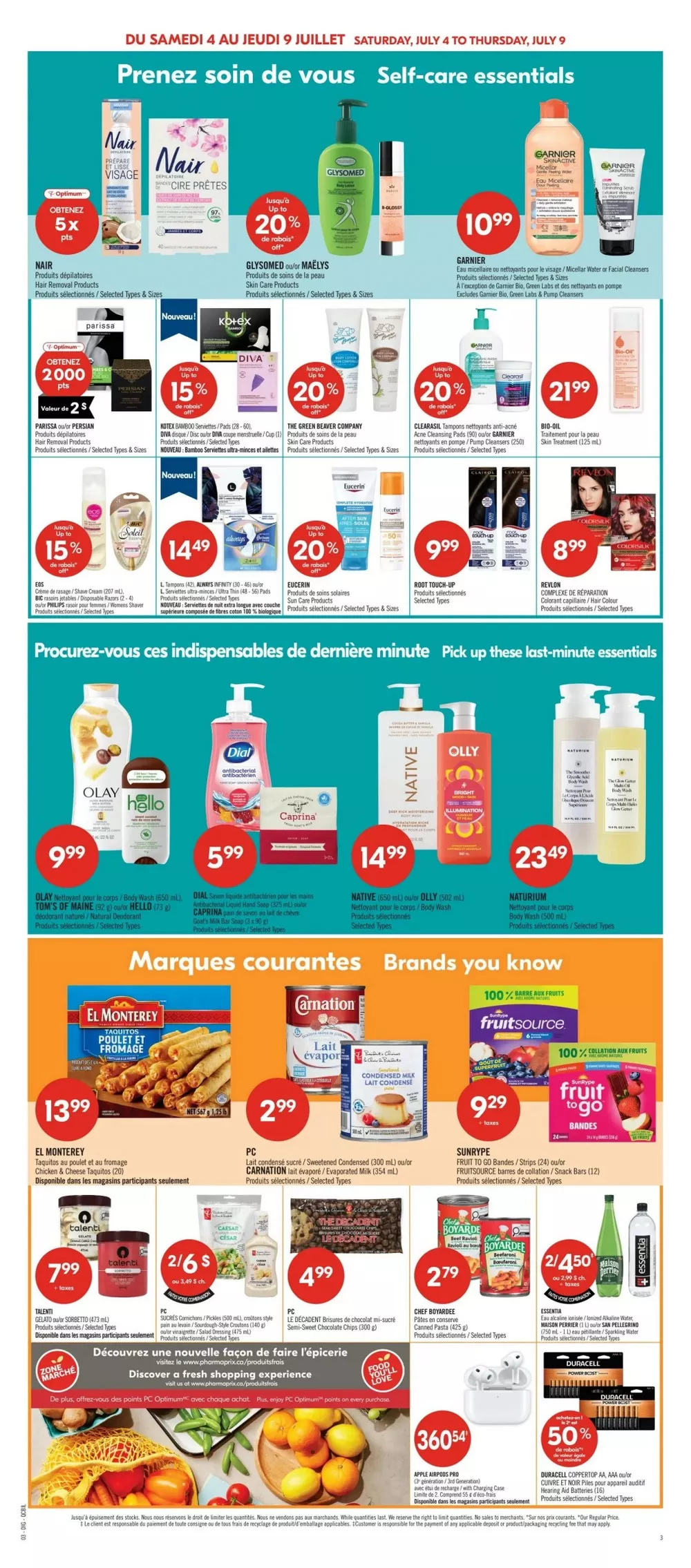 pharmaprix flyer july 4 9 16