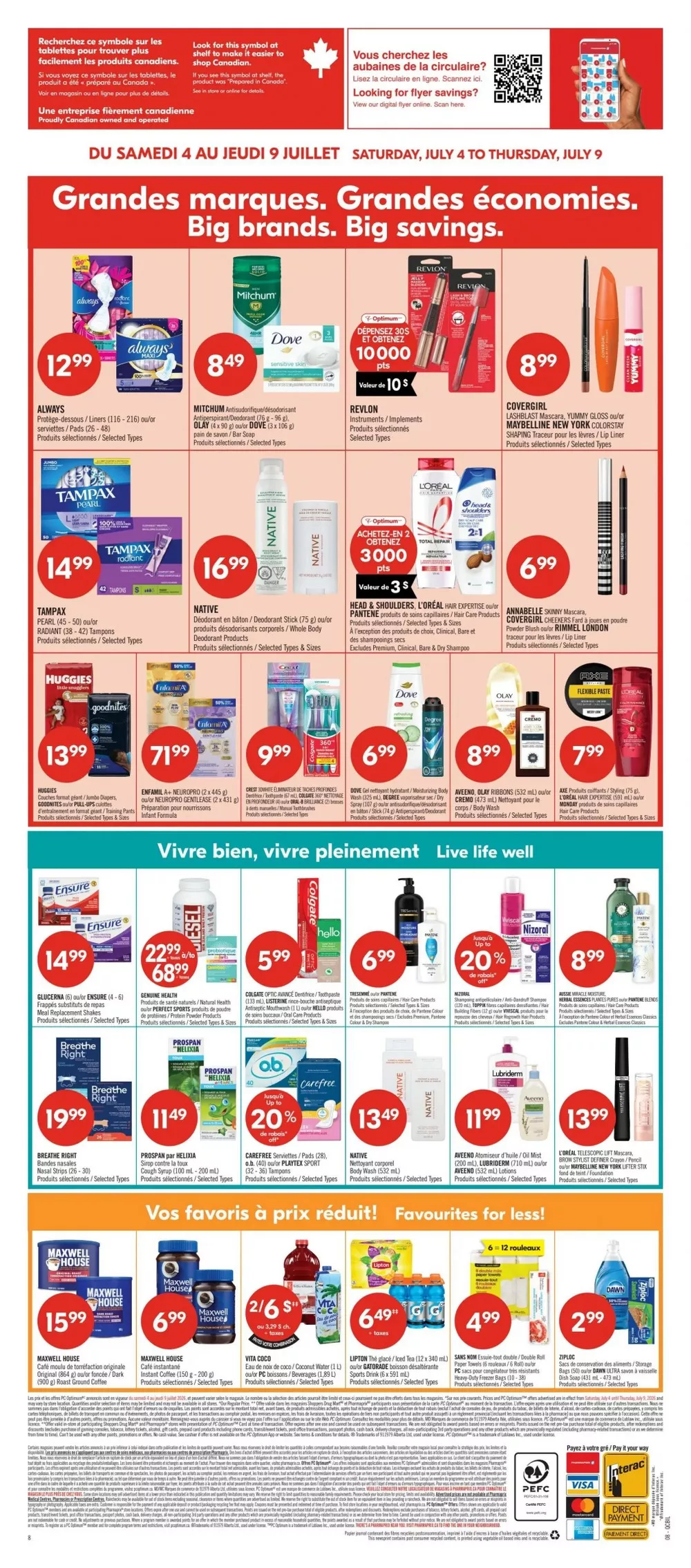 pharmaprix flyer july 4 9 17