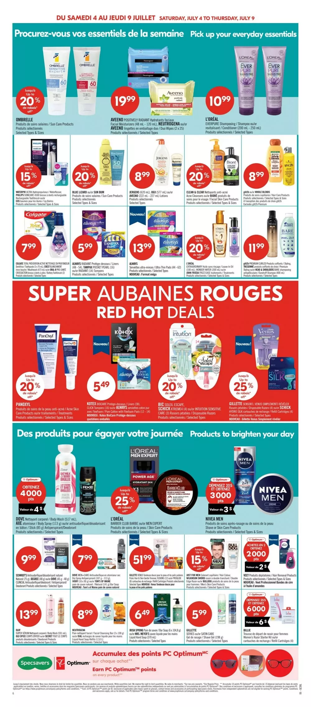 pharmaprix flyer july 4 9 8