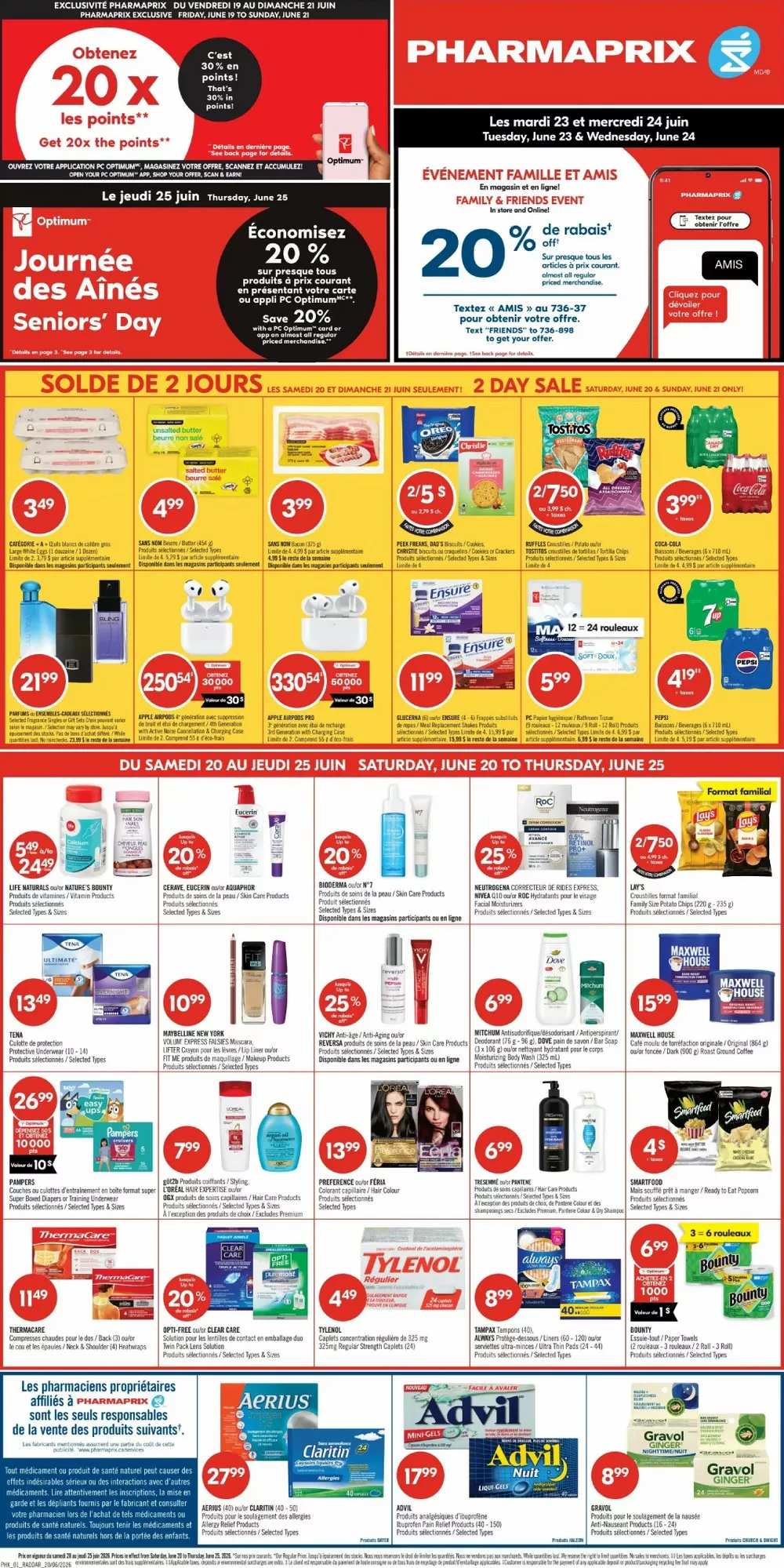 Pharmaprix Flyer New 20 June - 25 June, 2026 1 pharmaprix flyer week-25