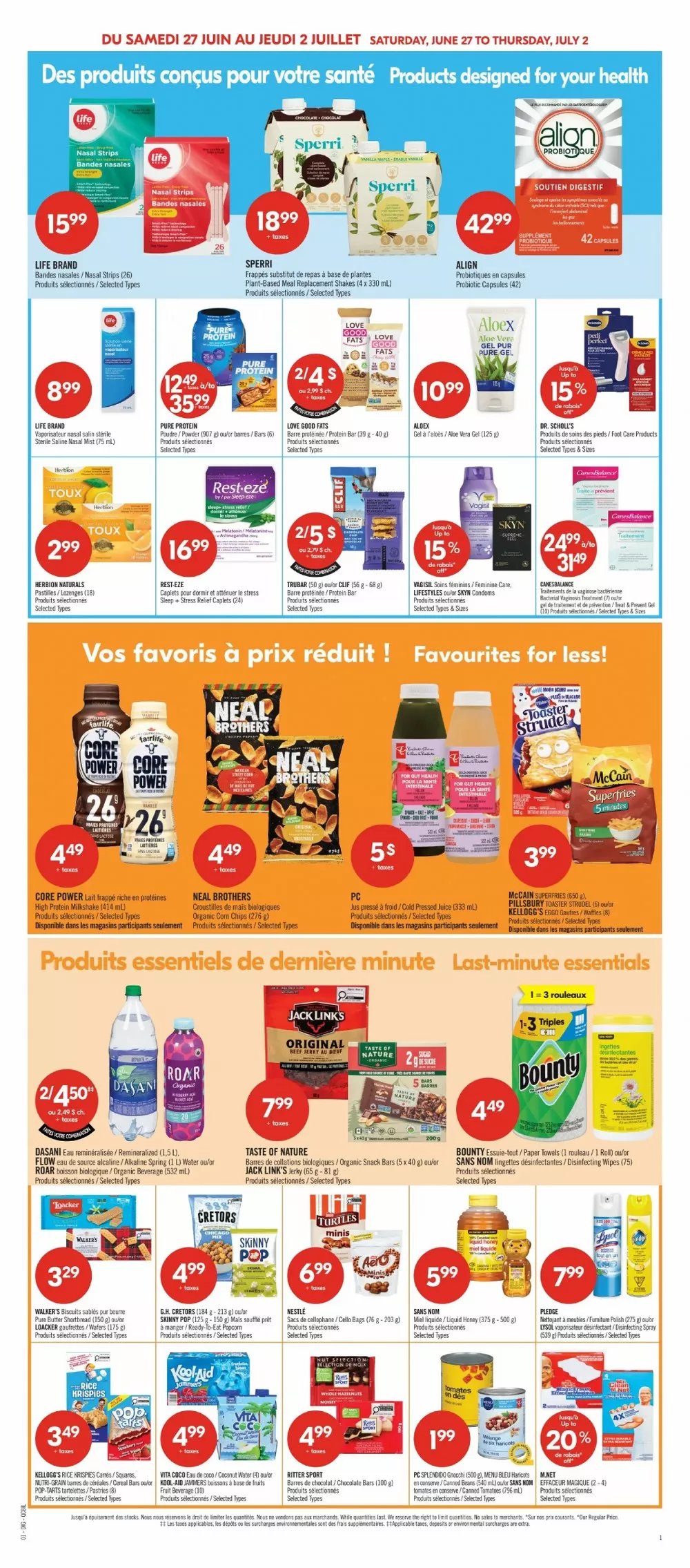 pharmaprix flyer june 27 july 2 16 03503852