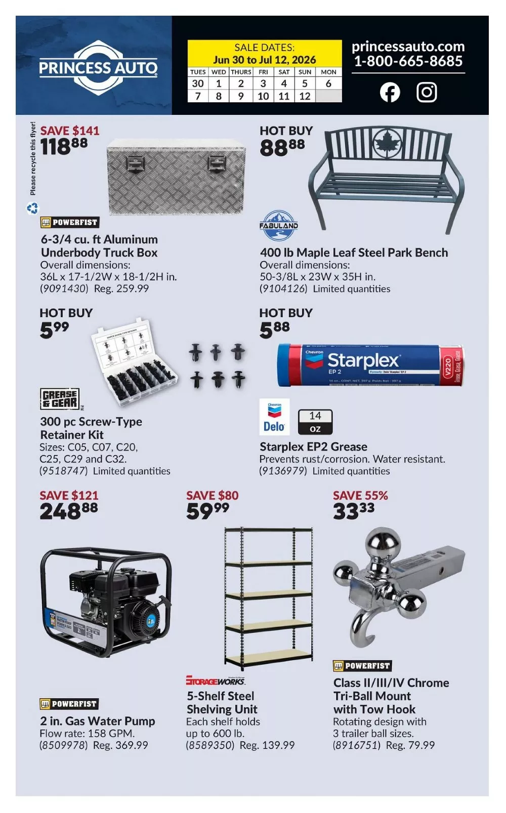 princess auto flyer june 30 july 12 2