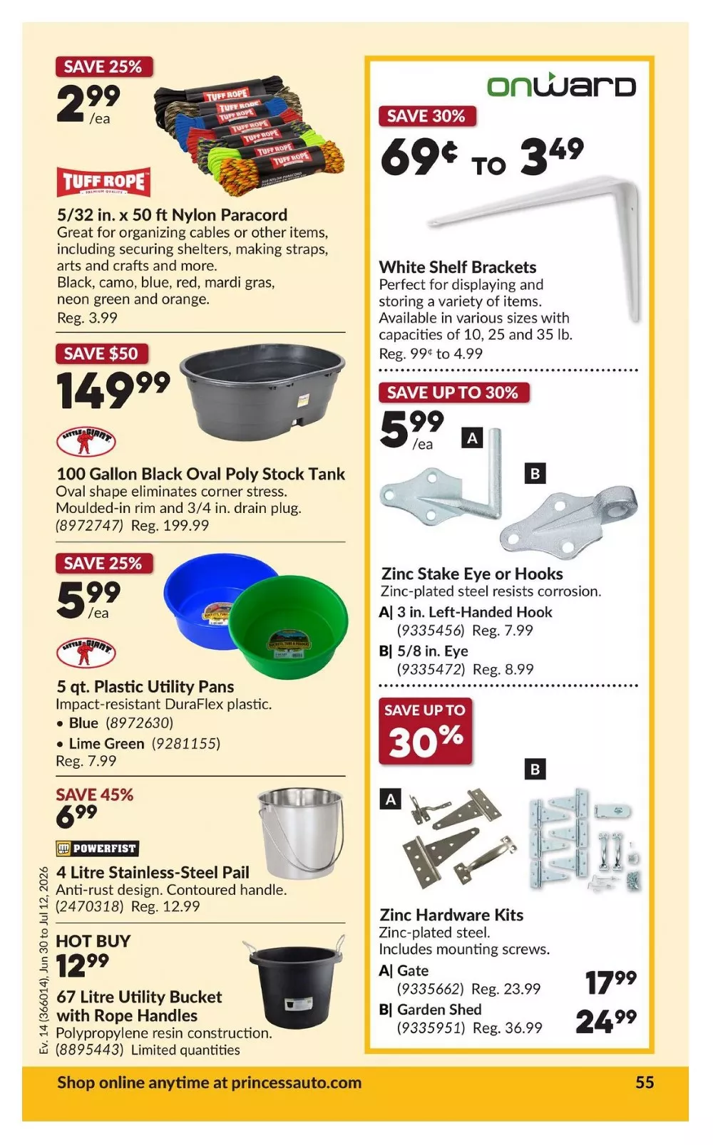 princess auto flyer june 30 july 12 60