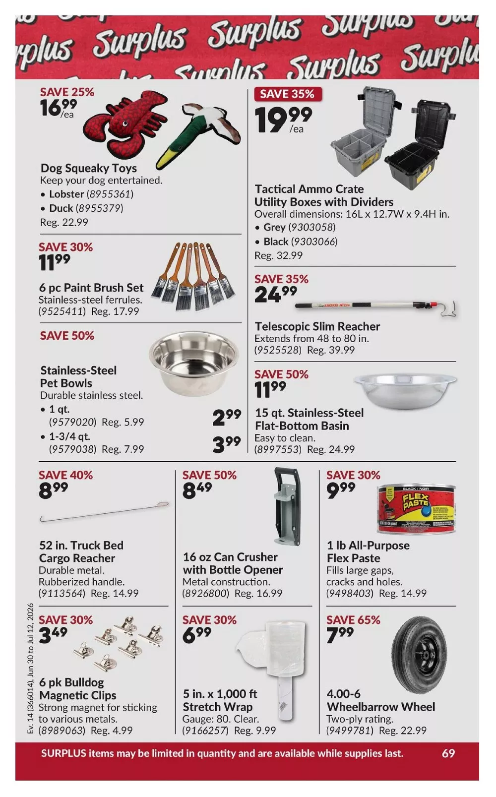 princess auto flyer june 30 july 12 74