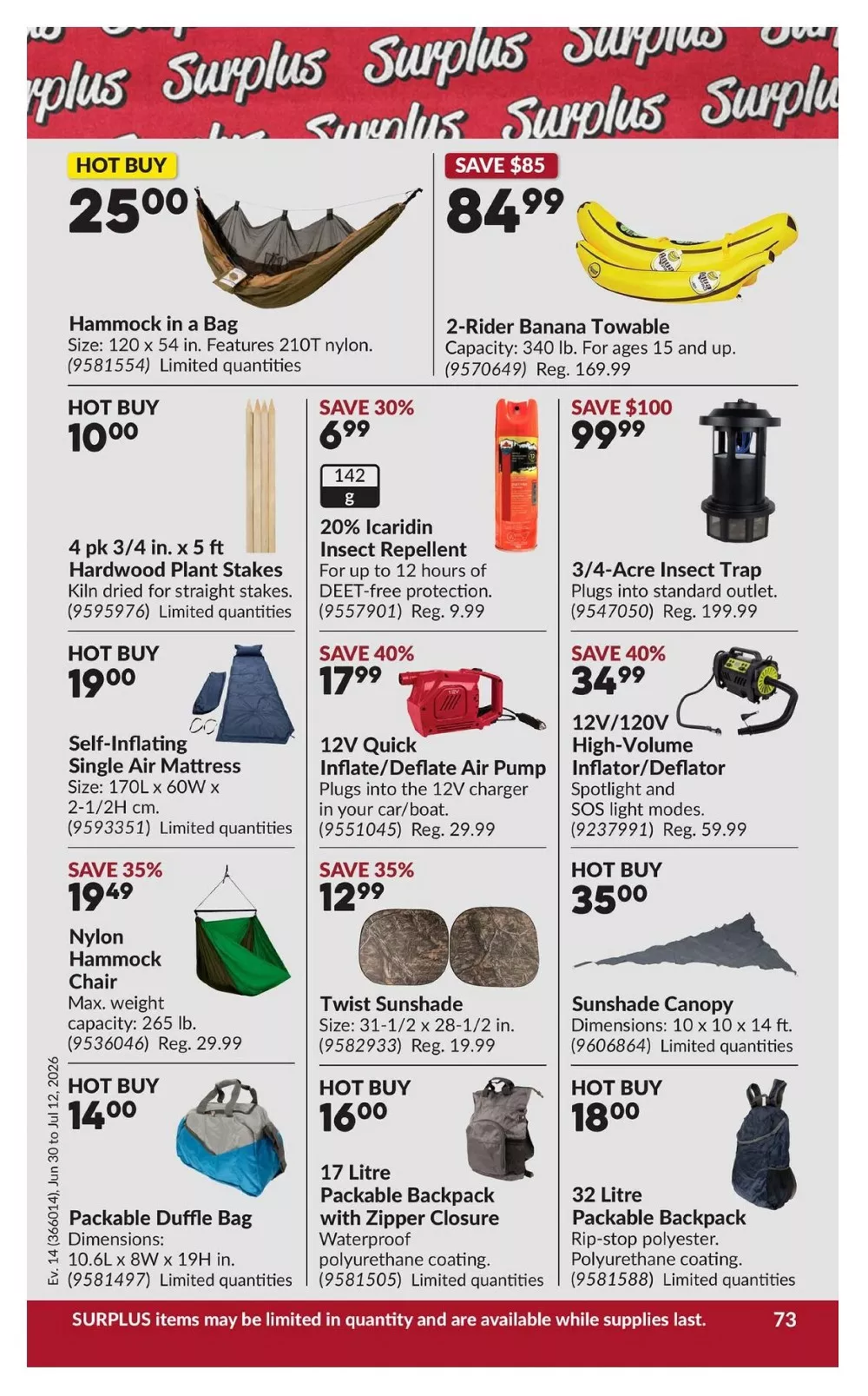 princess auto flyer june 30 july 12 78