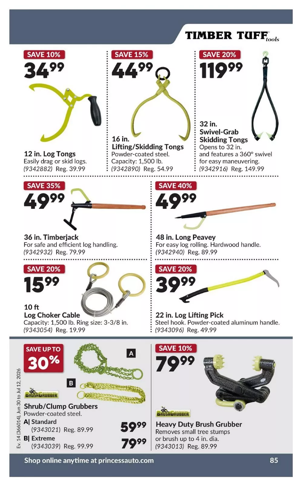 princess auto flyer june 30 july 12 90