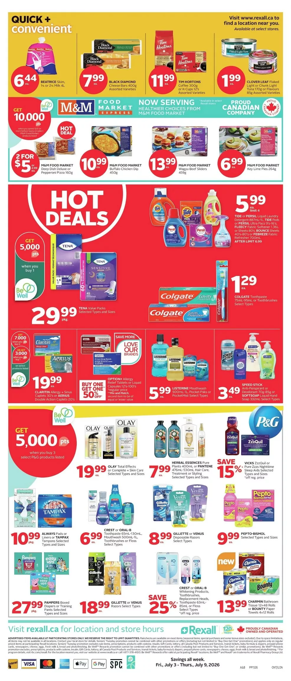 rexall flyer july 3 9 2