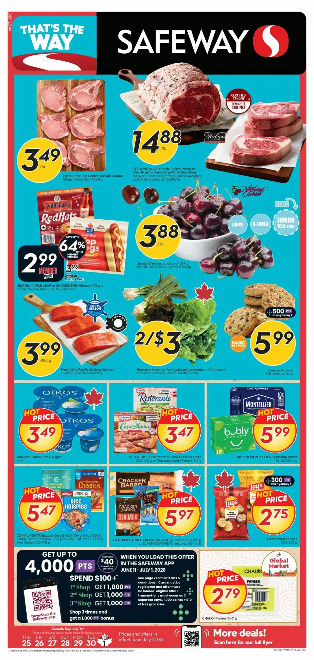 Safeway Flyer Canada (BC) 25 June - 1 July, 2026 1 safeway flyer bc week-26