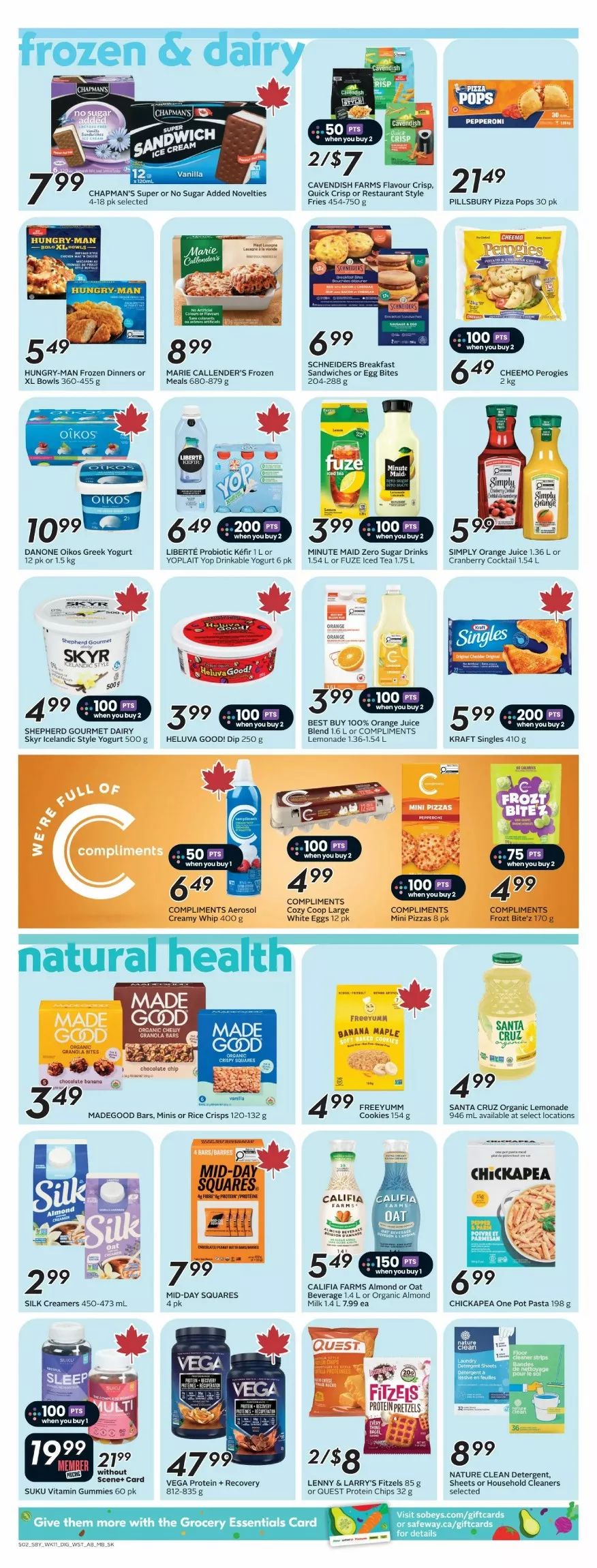 safeway sobeys flyer west july 9 15 10 65331278
