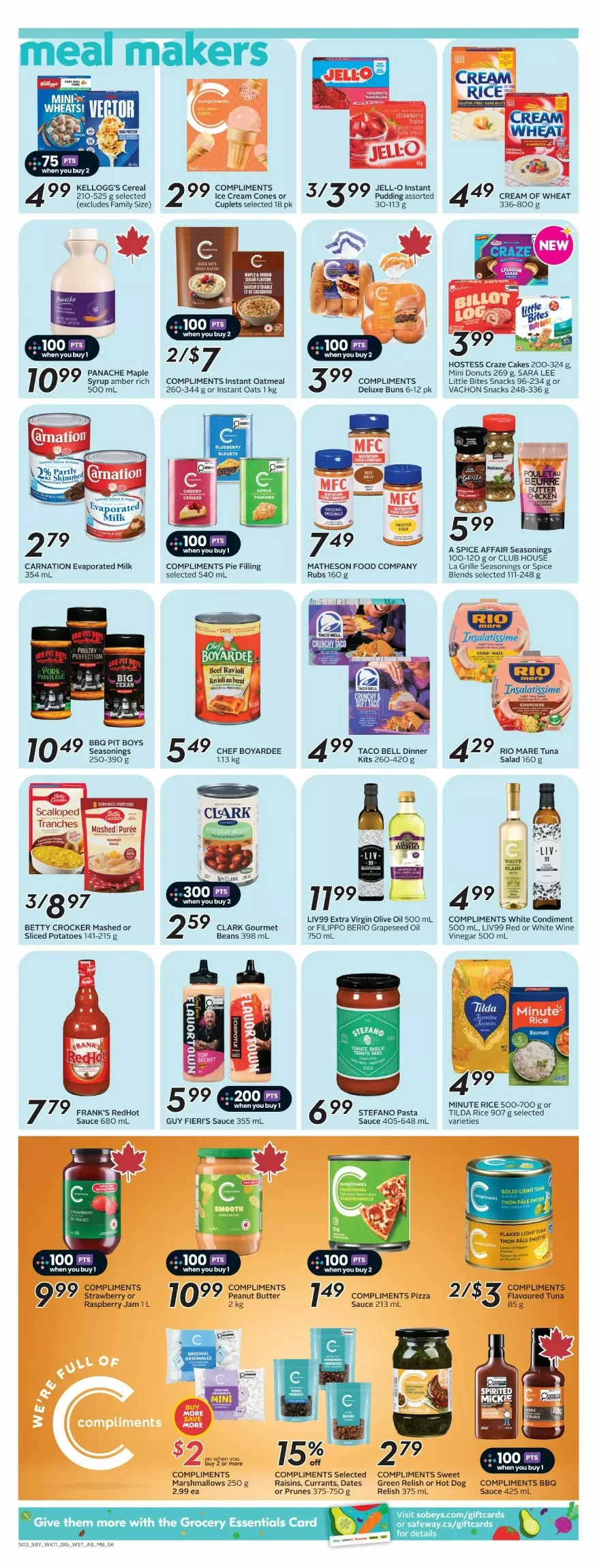 safeway sobeys flyer west july 9 15 11 12556553