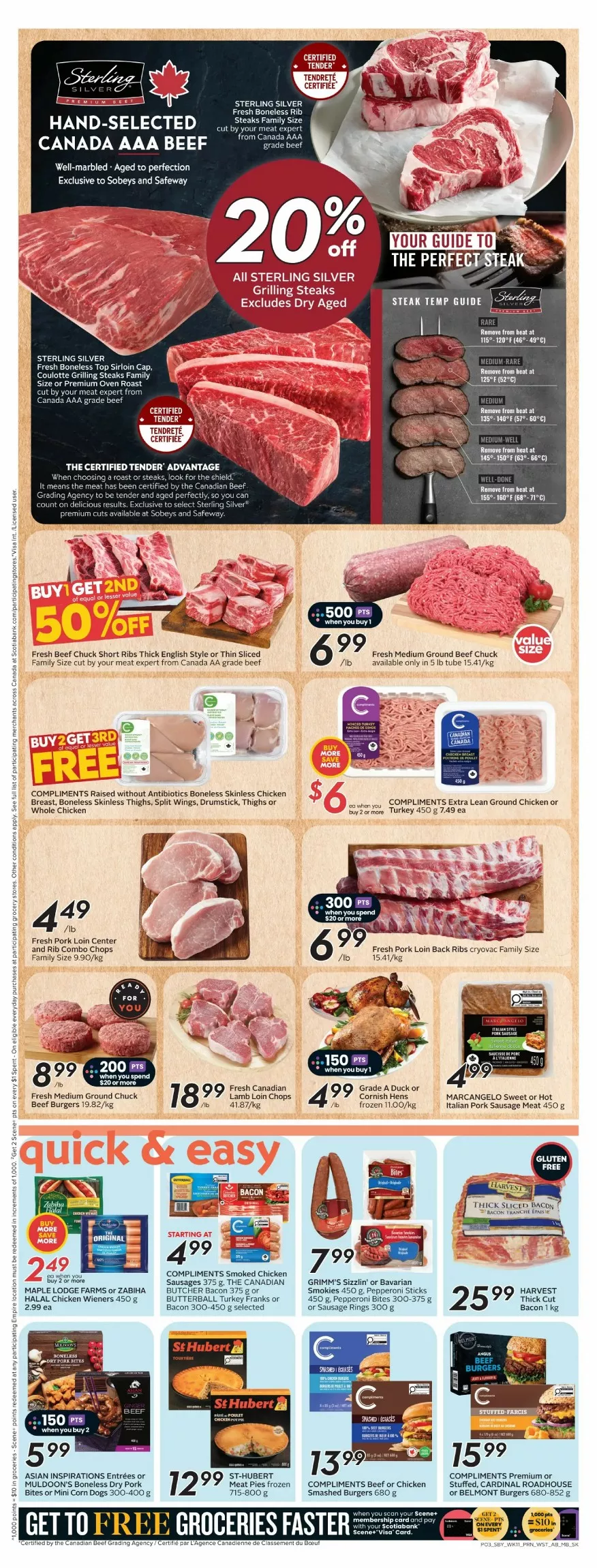 safeway sobeys flyer west july 9 15 6 79013540