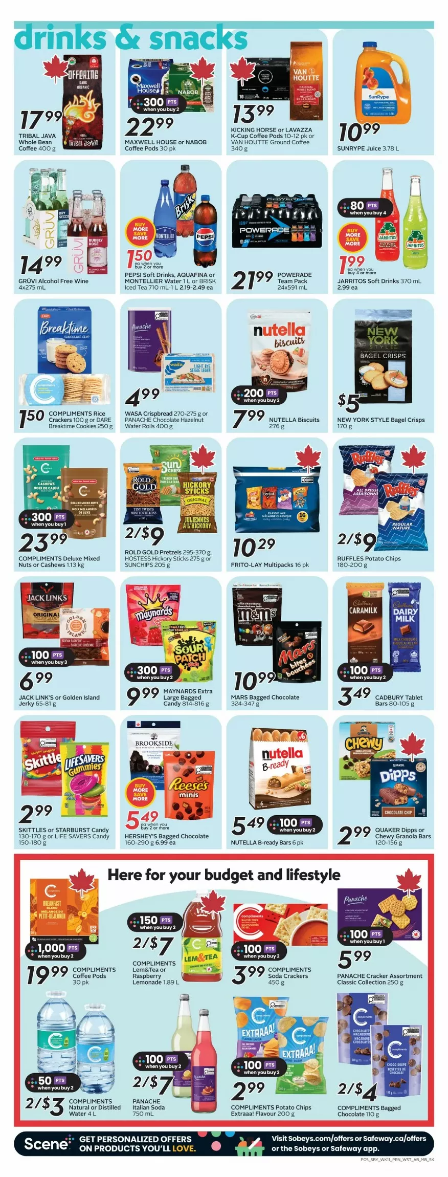 safeway sobeys flyer west july 9 15 8 95978248