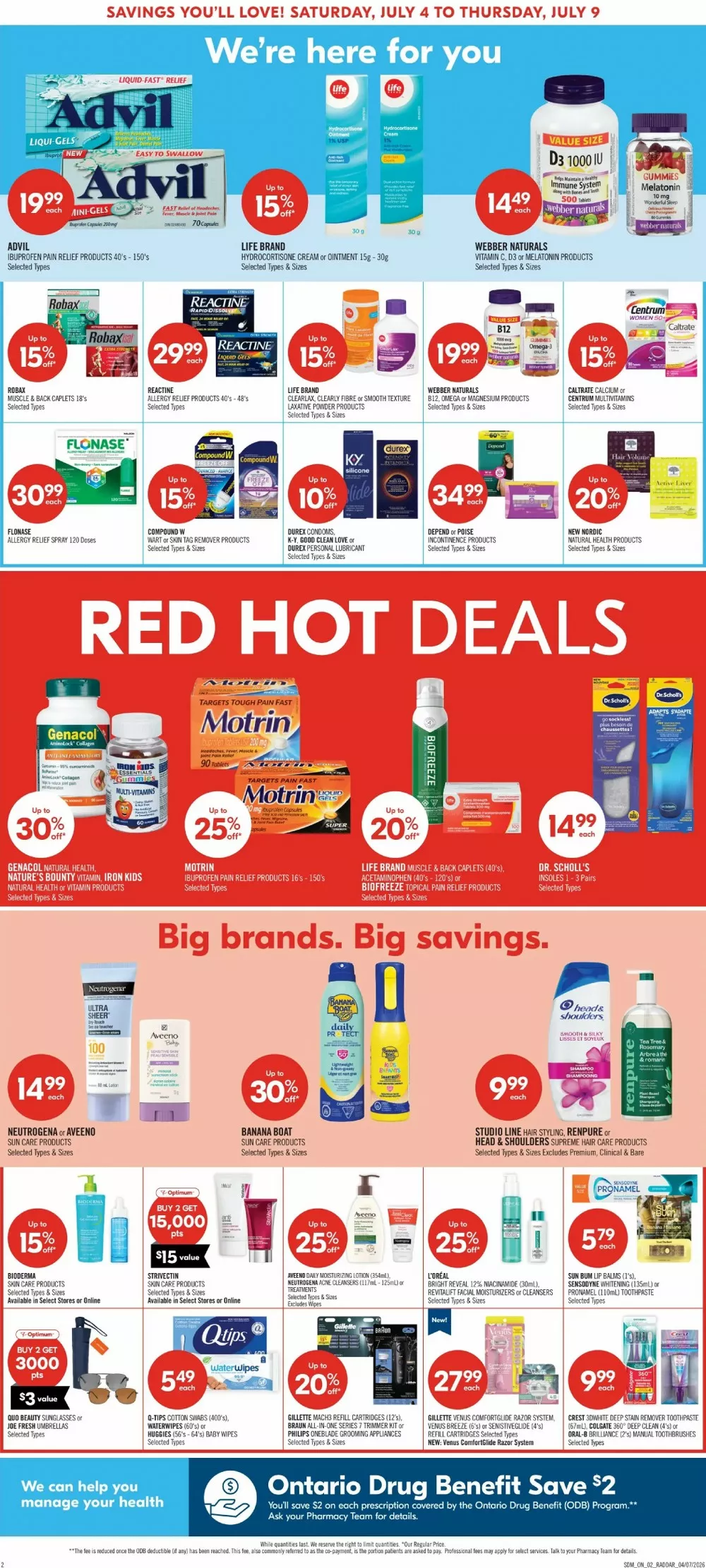 shoppers drug mart flyer july 4 9 3 79542610