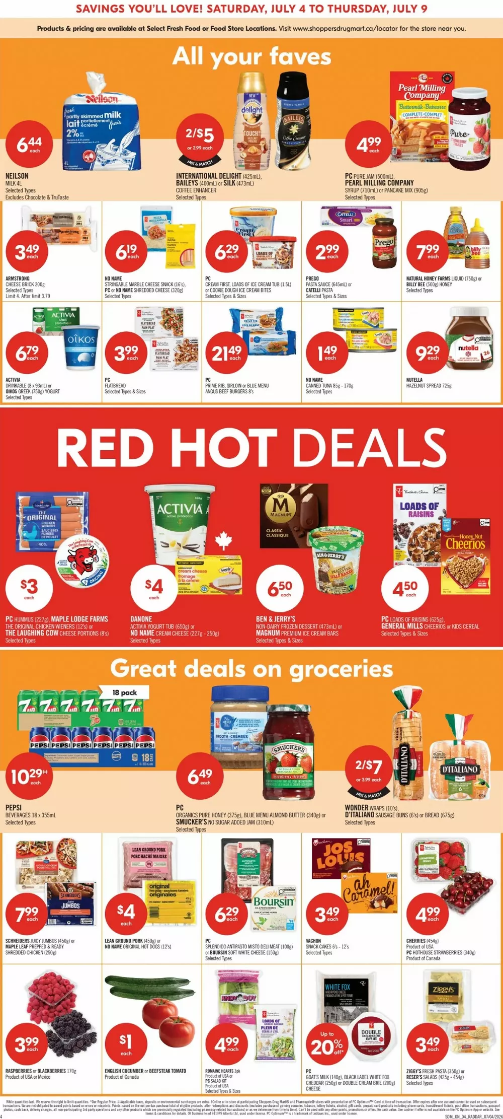 shoppers drug mart flyer july 4 9 4 90875231