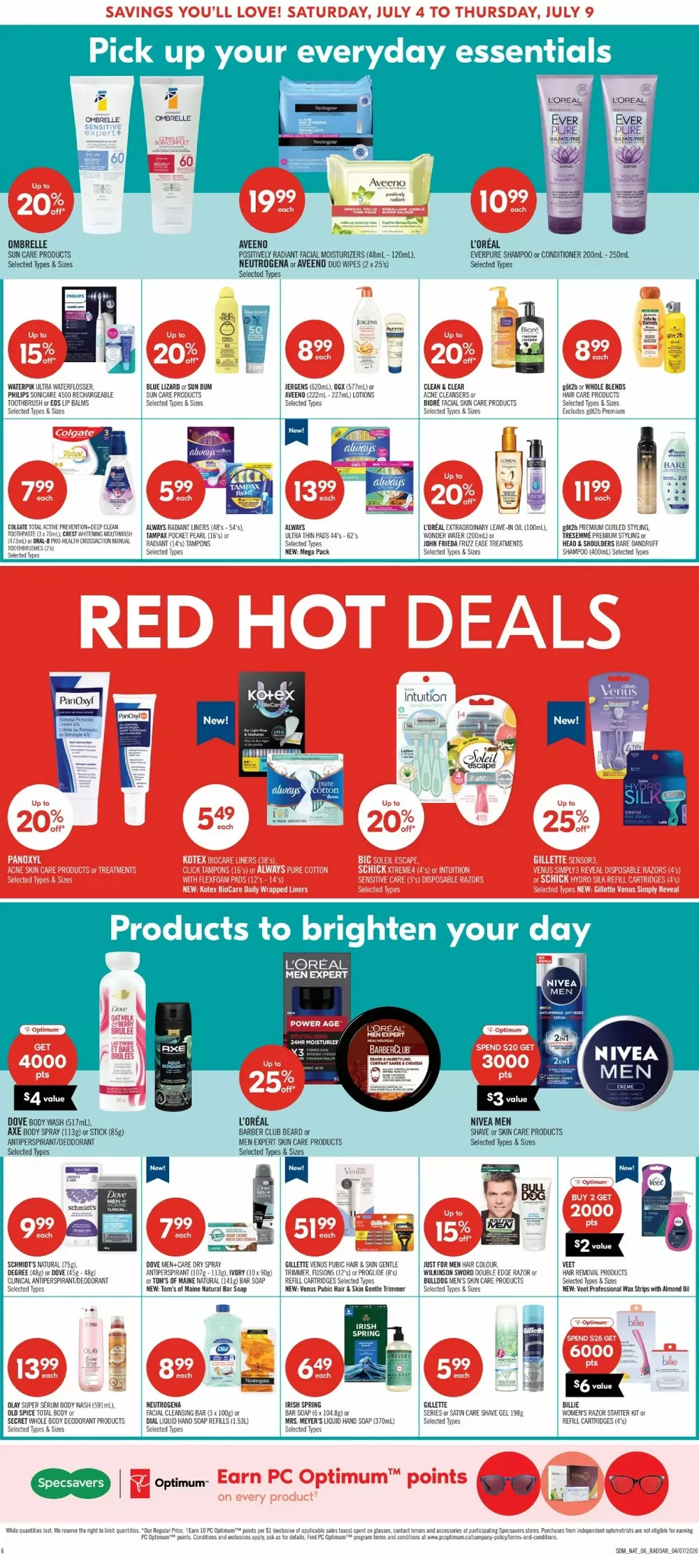 shoppers drug mart flyer july 4 9 7 43359980