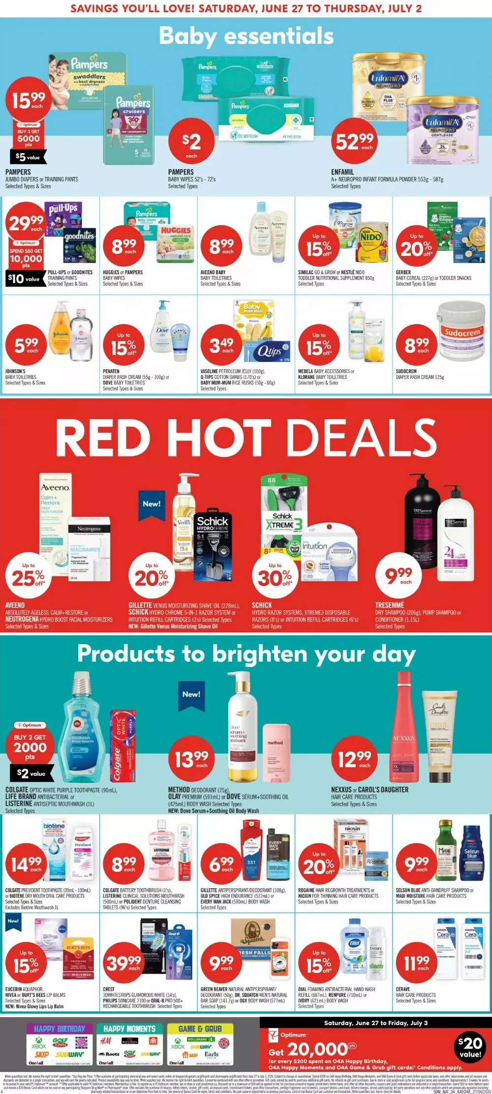 shoppers drug mart flyer june 27 july 2 12 81229625