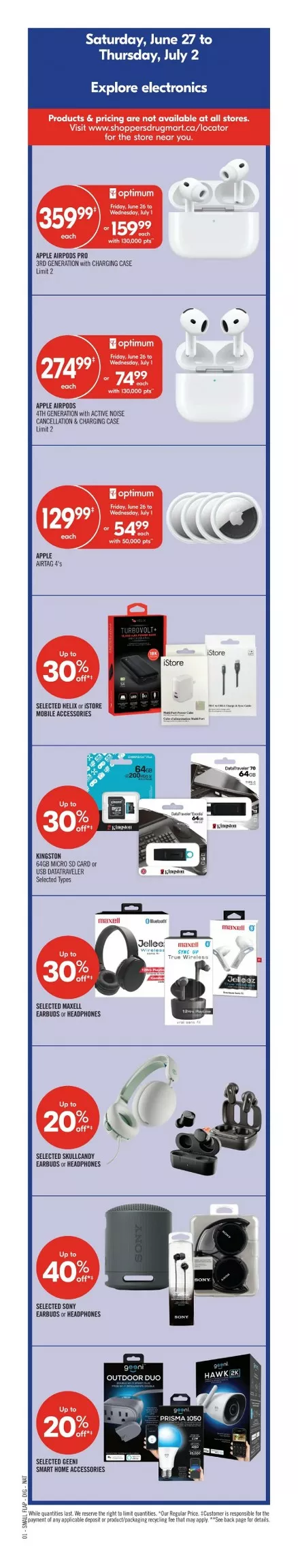shoppers drug mart flyer june 27 july 2 3 55773536