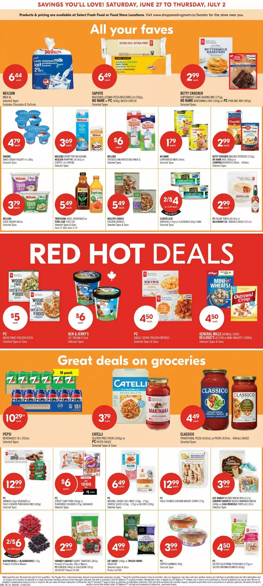 shoppers drug mart flyer june 27 july 2 7 55146792