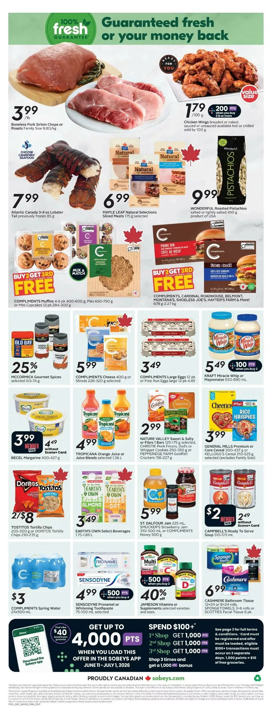 sobeys flyer on june 18 24 4 91442779