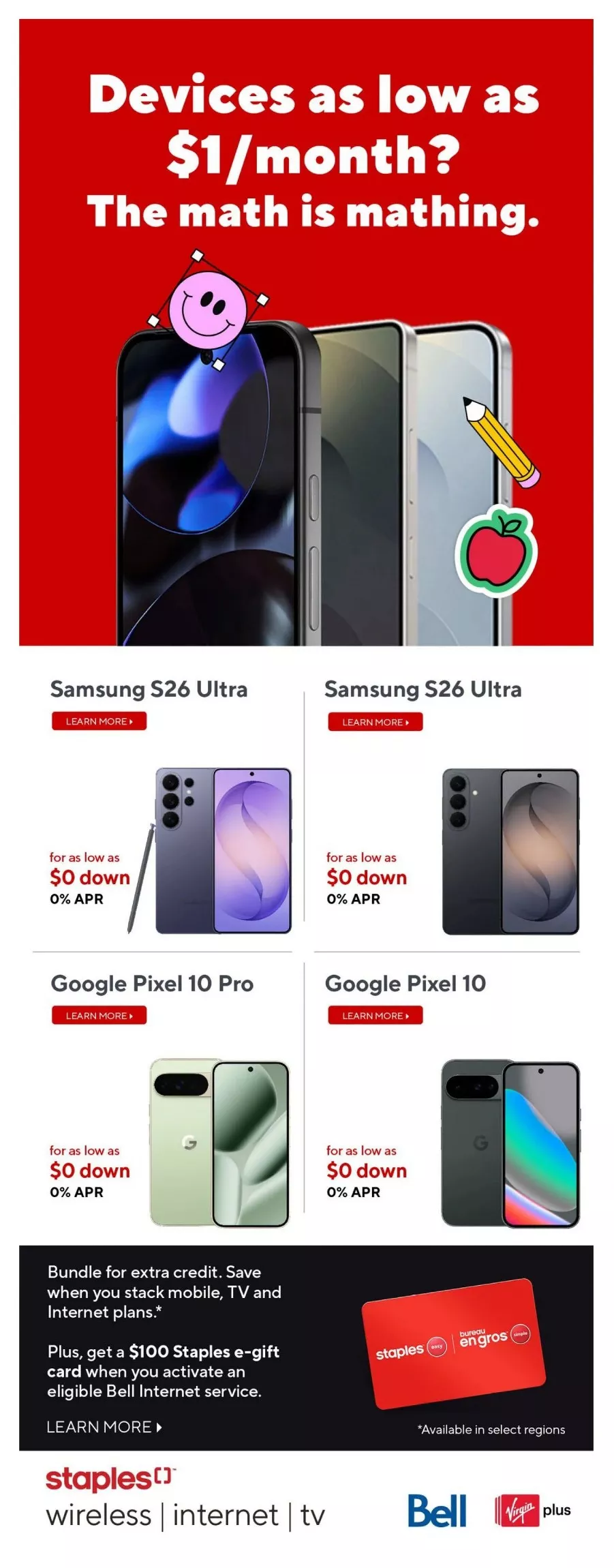staples flyer july 24 30 11