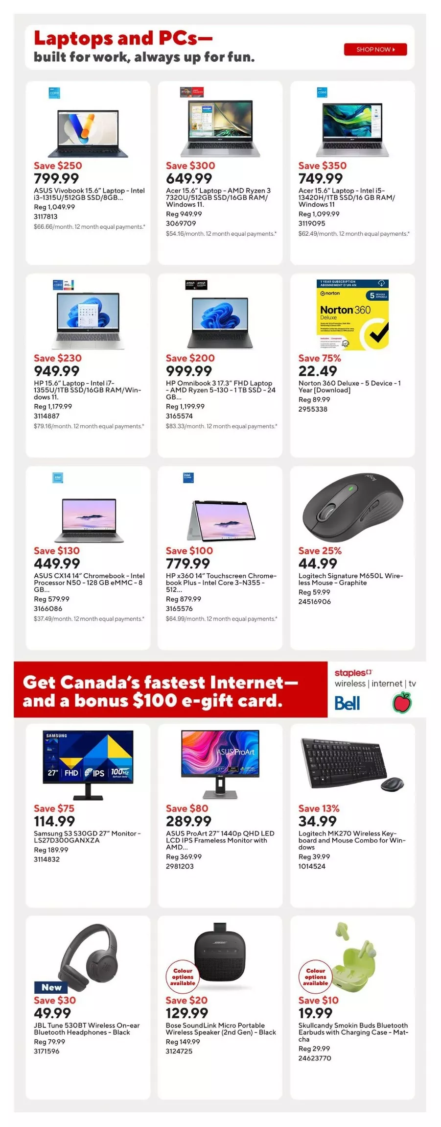 staples flyer july 24 30 12