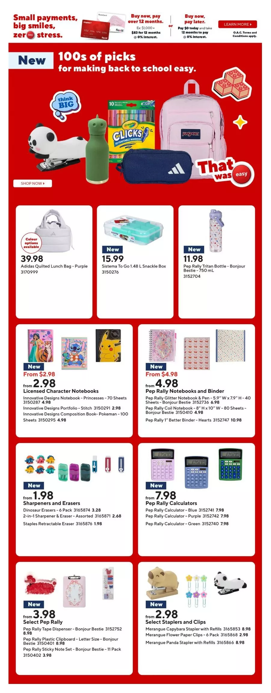 Staples Flyer 31 July - 6 August, 2026 4 staples flyer july 24 30 4