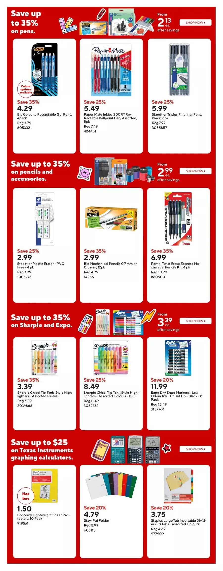 staples flyer july 24 30 5