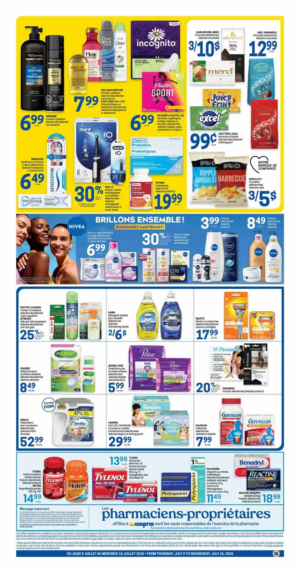 Uniprix Flyer July 16 to July 22, 2026 2 uniprix flyer july 9 15 2