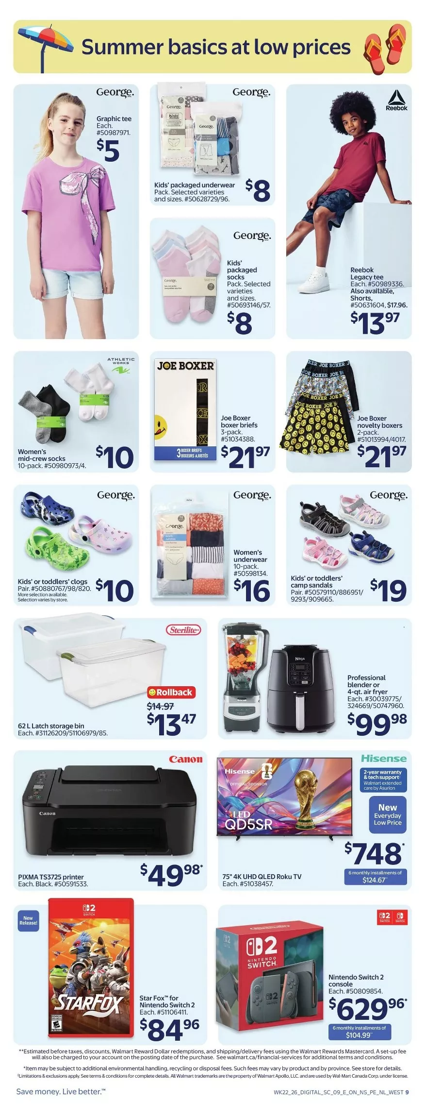 walmart flyer june 25 july 1 10