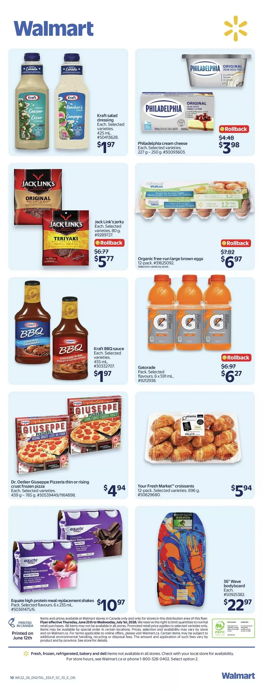 walmart flyer june 25 july 1 4