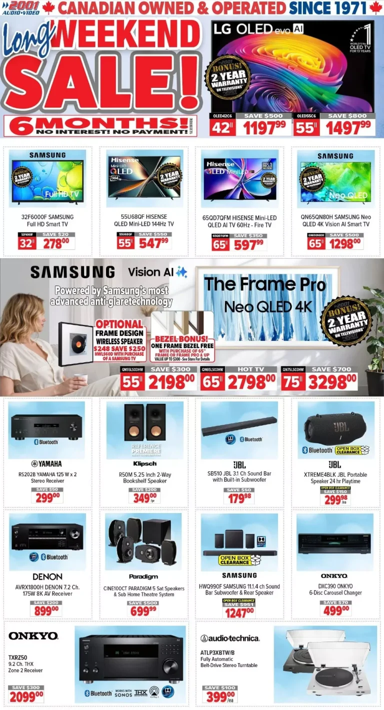 2001 audio video flyer week-31