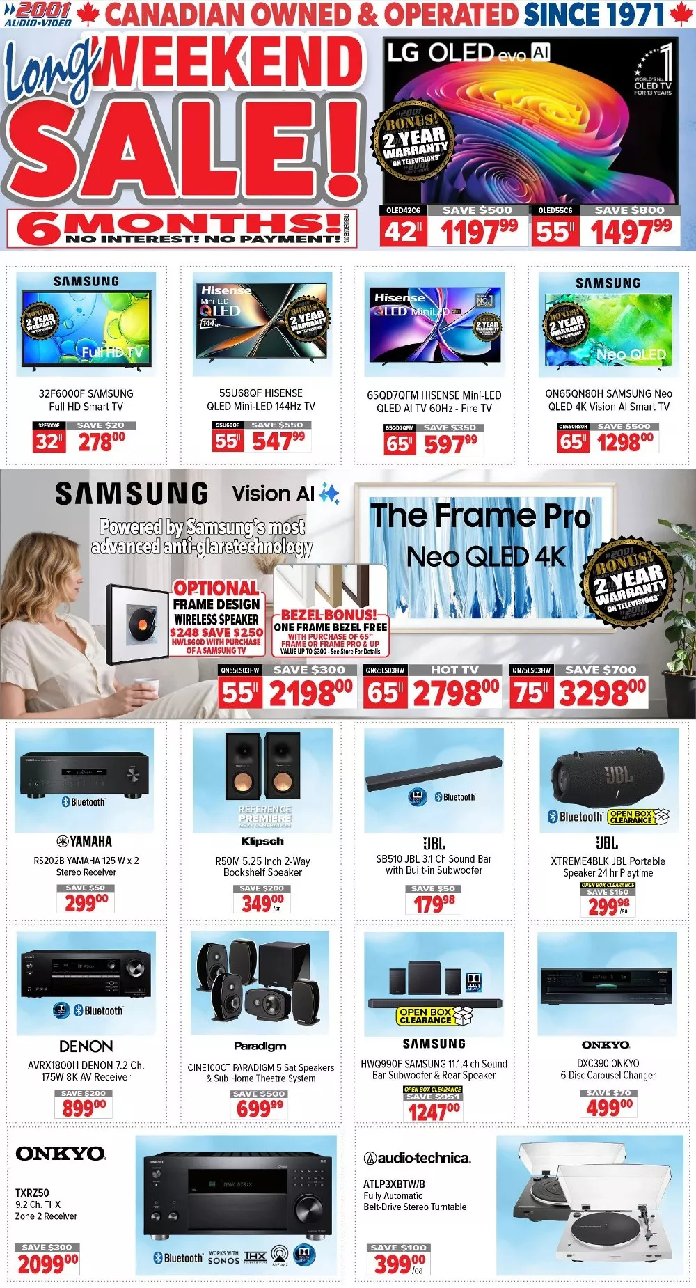 2001 audio video flyer week-31