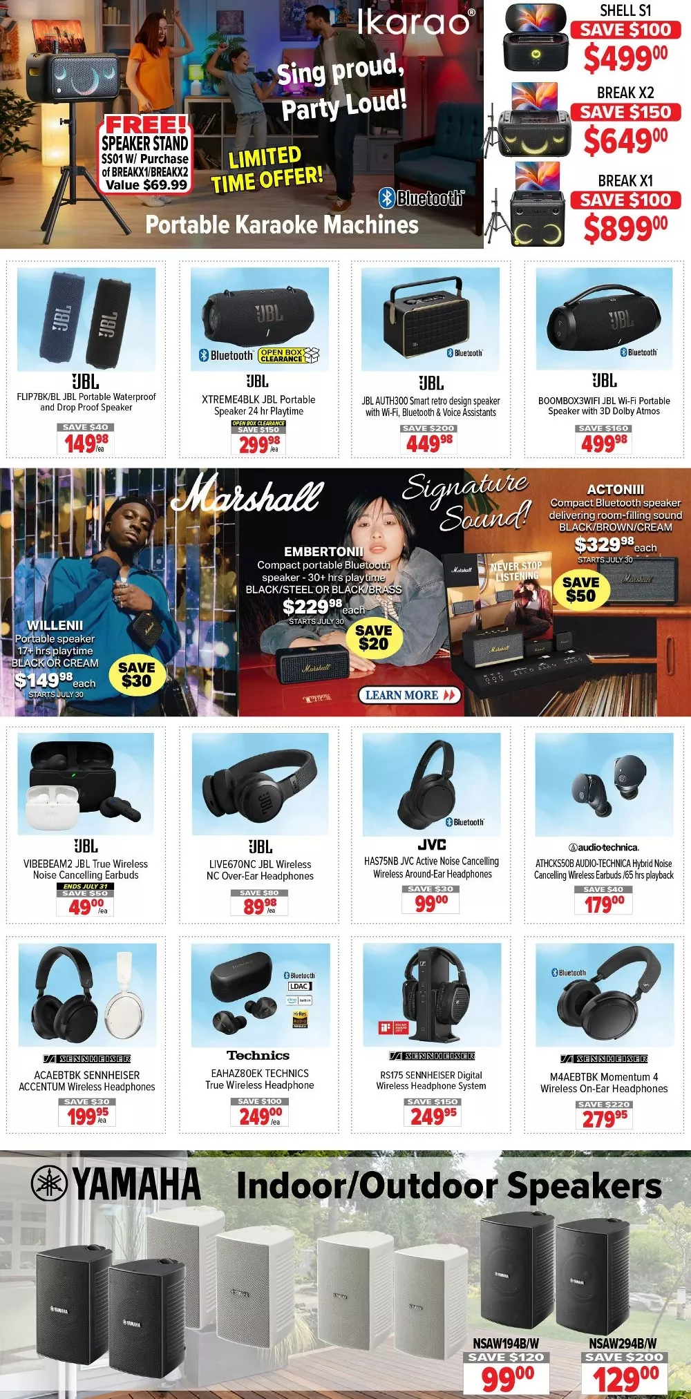 2001 audio video flyer july 31 august 6 6