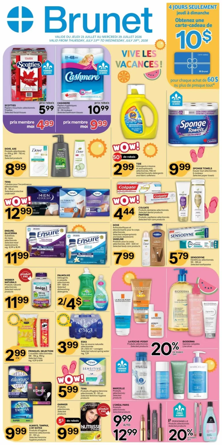 FlyerSeek 8 brunet flyer week-30, brunet circulaire semaine-30