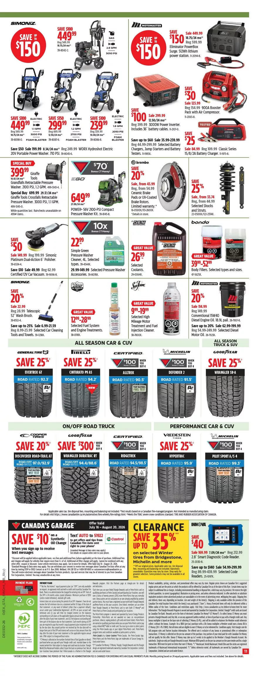canadian tire flyer august 6 12 11 65915905