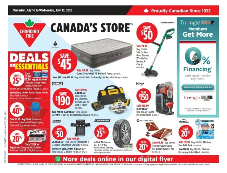 canadian tire flyer week-29, canadian tire circulaire semaine-29