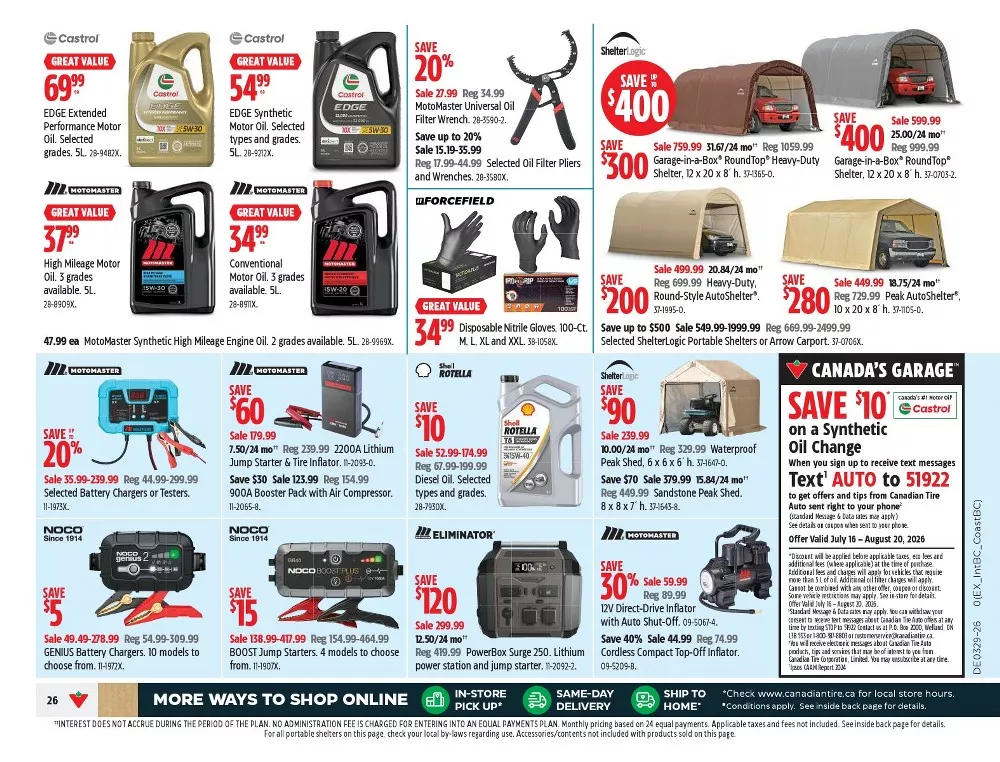canadian tire flyer july 16 22 26 18270149
