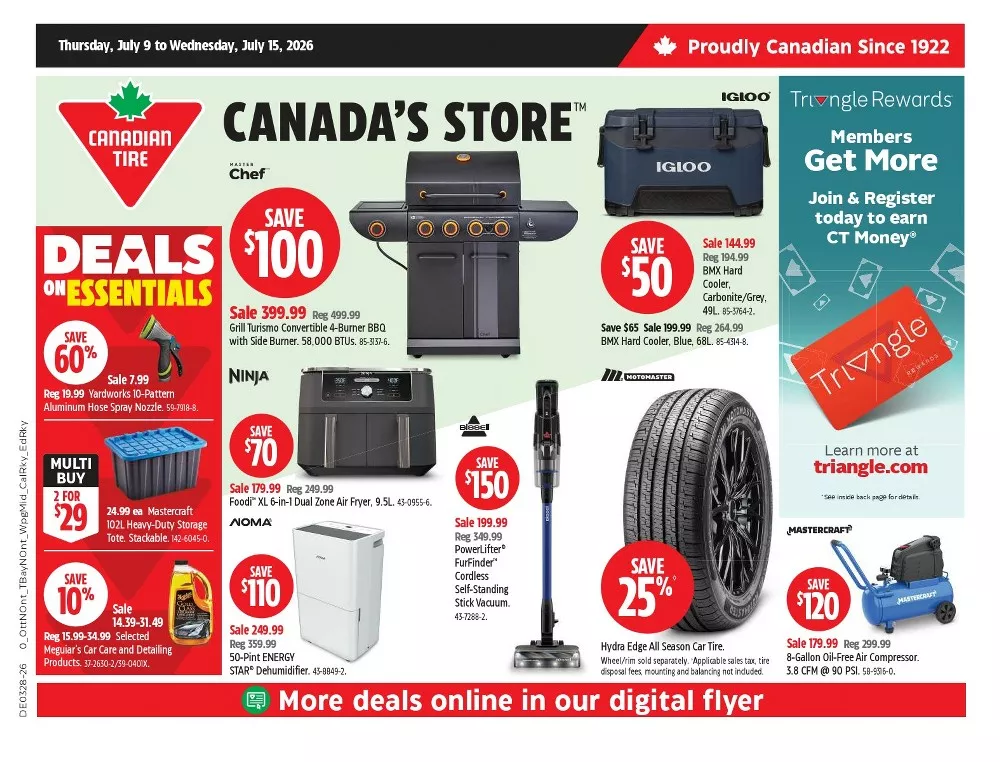 Canadian Tire Flyer July 16 to July 22, 2026 1 canadian tire flyer week-28