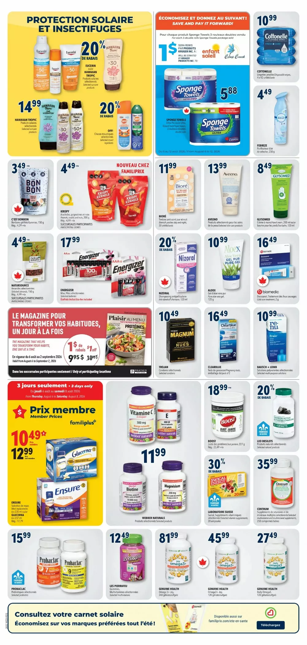 familiprix flyer august 6 12 7 53050420