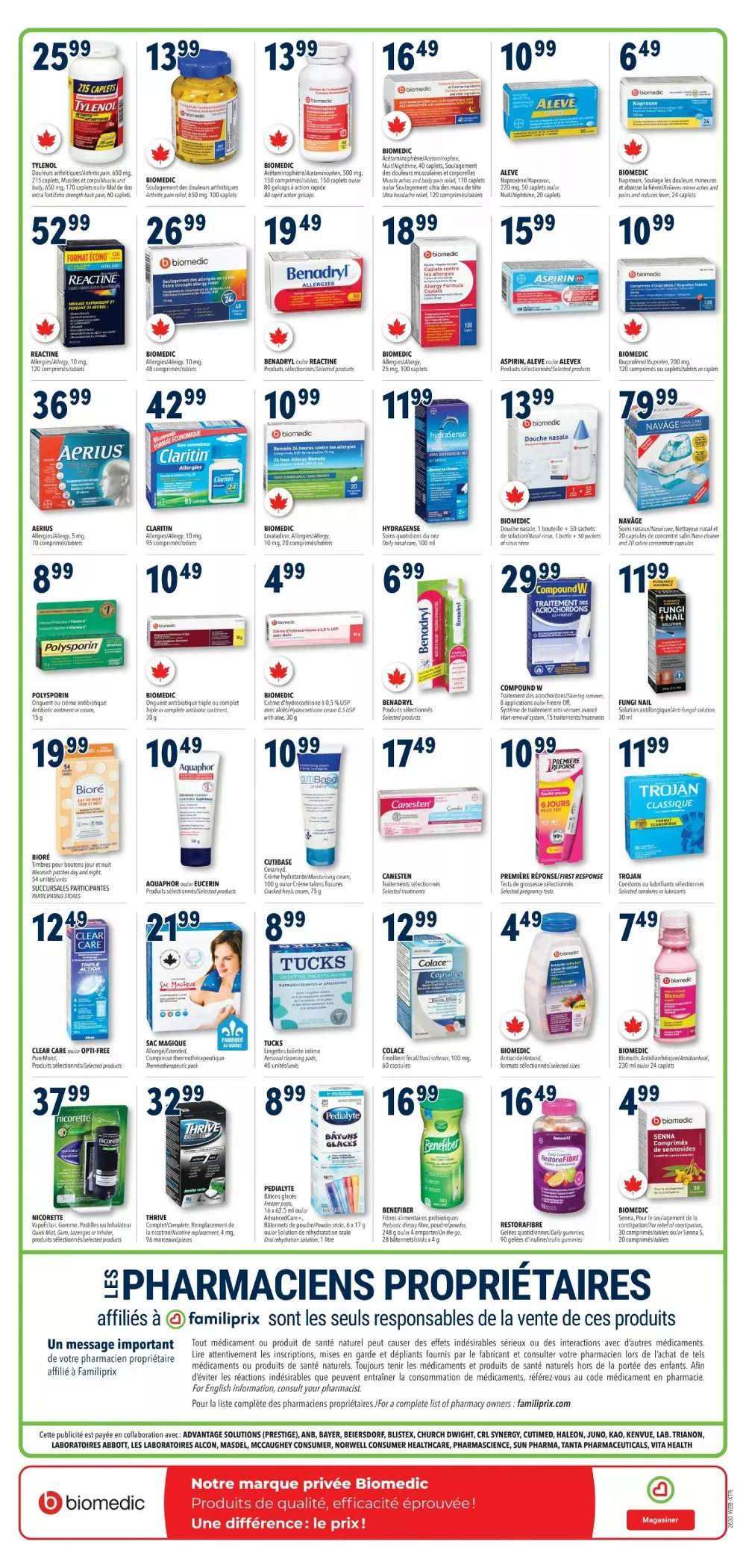 familiprix flyer july 23 29 4 07261782