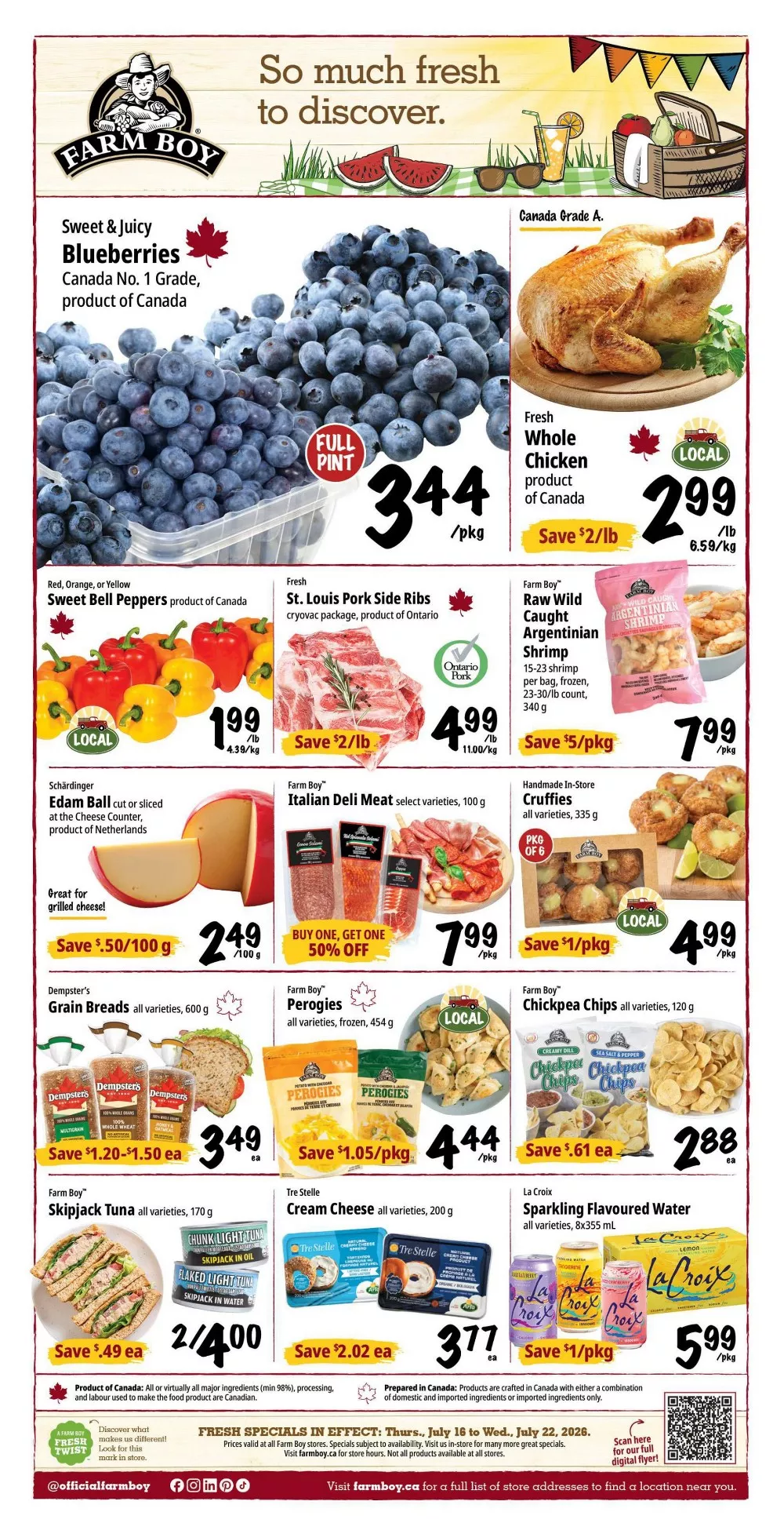 Farm Boy Flyer 16 July - 22 July, 2026 1 farmboy flyer week-29