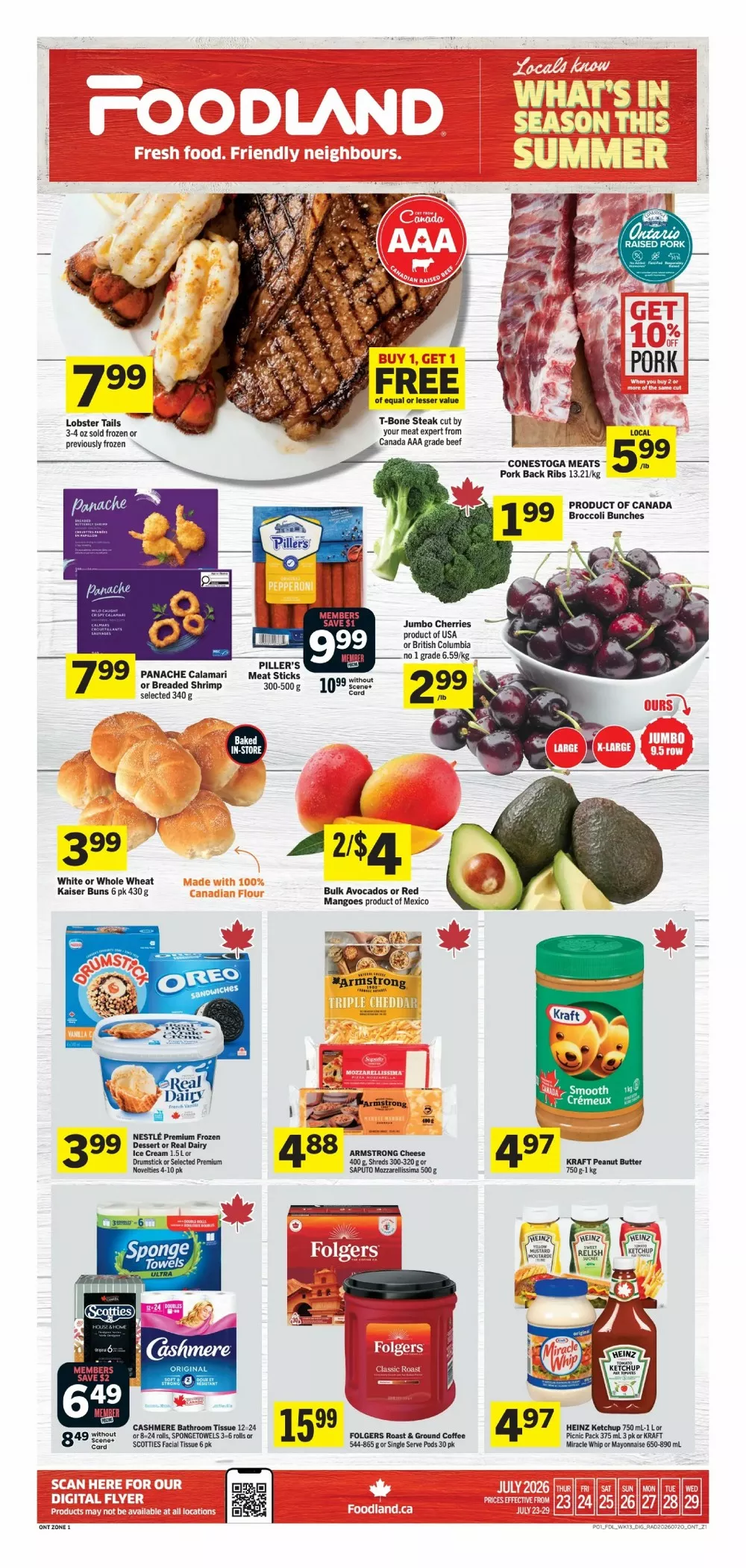 Foodland Flyer July 23 to July 29, 2026 1 foodland flyer week-30